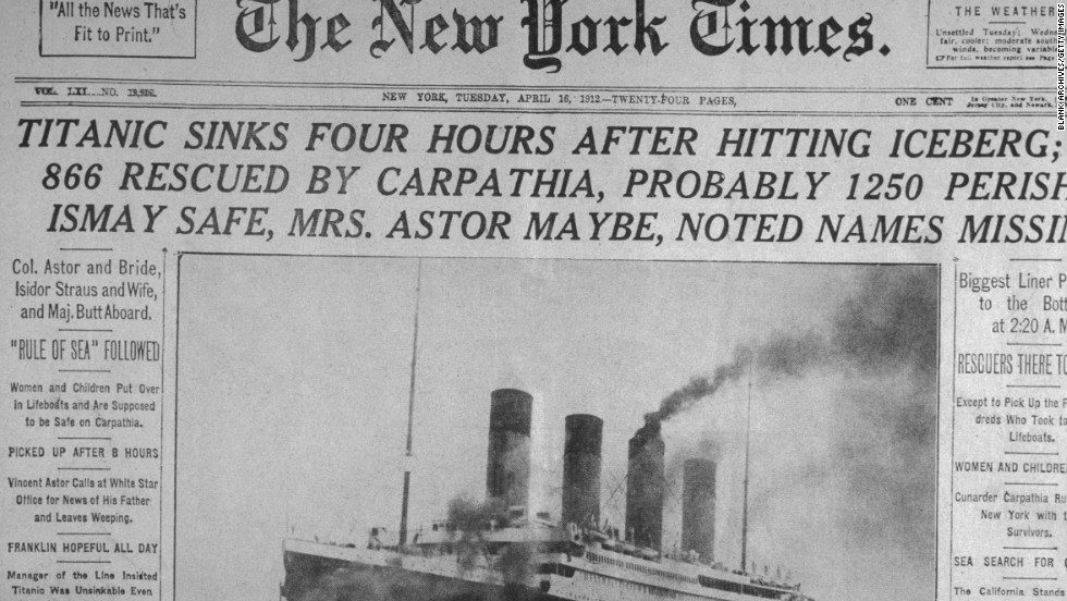 Titanic Fast Facts Cnn