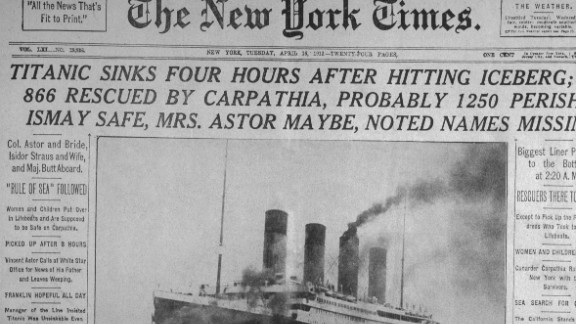 Titanic Fast Facts Cnn