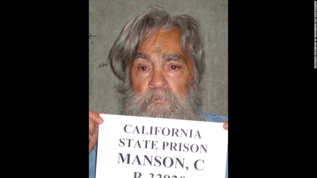 This image of Manson was taken in 2011. He served nine life terms in California prisons and was denied parole 12 times.