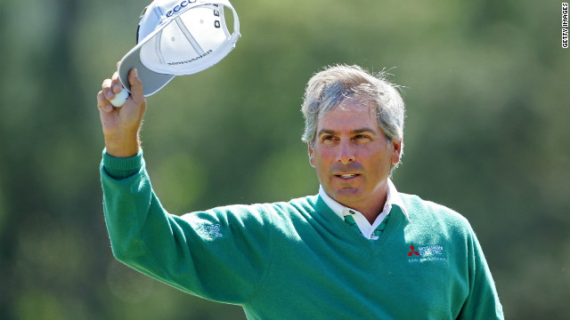 Fred Couples rolled back the years with a five-under-par 67 to co-lead the Masters at the halfway stage.