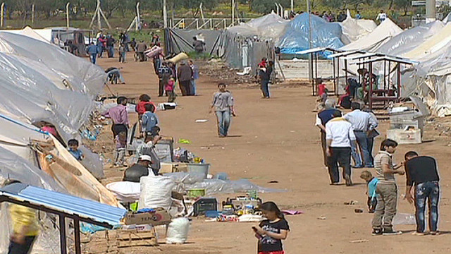 Increase of Syrian refugees in Turkey