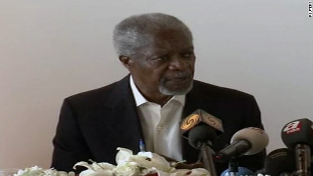 Annan: Time for Syria violence to stop