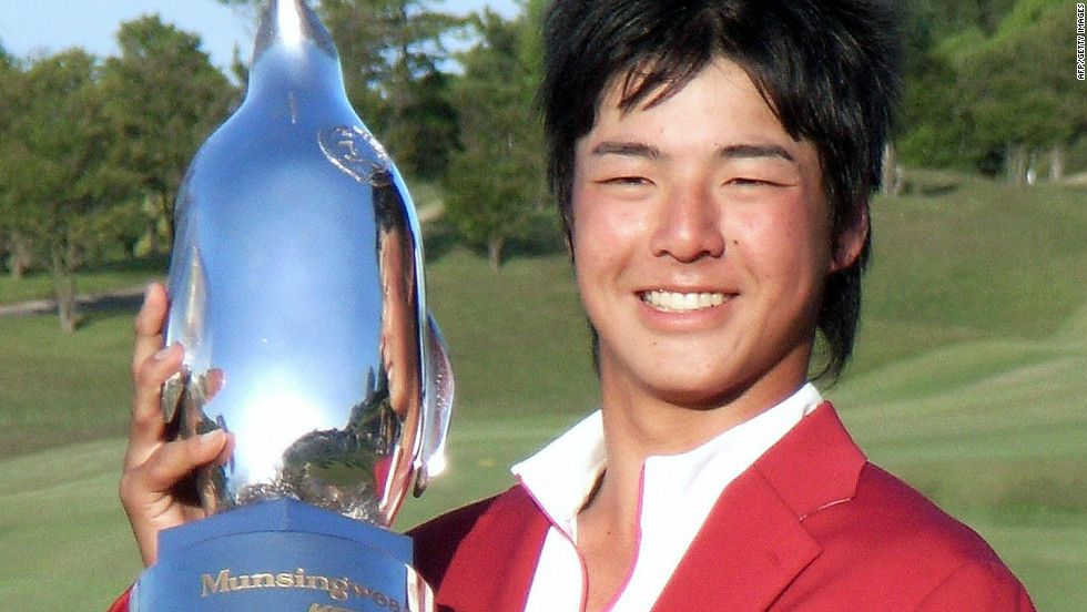 Japan&#39;s Ryo Ishikawa is the youngest male player to win a professional tournament. He was 15 when he triumphed at the Munsingwear Open in 2007, and has since gone on to become a top-level tour competitor.