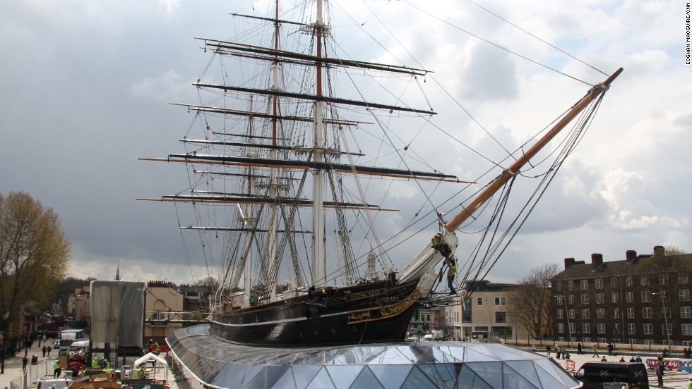 The newly-restored Cutty Sark in Greenwich, London, is set to open to the public on Thursday, April 26.