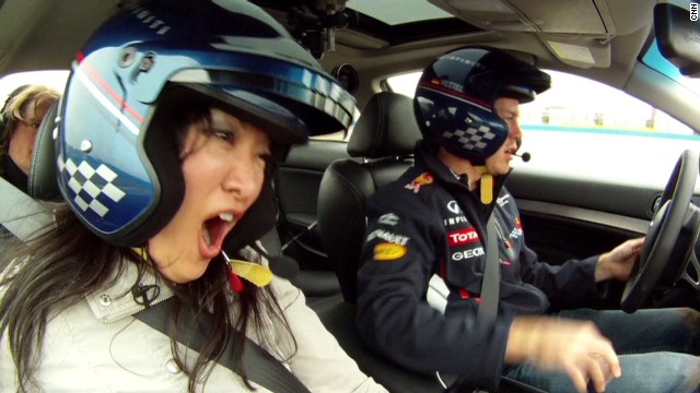 Take a ride with F1 champ Vettel 
