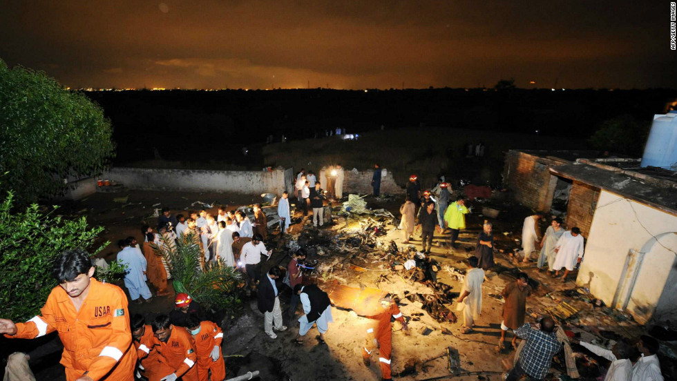 A plane crash on April 20, 2012, in Islamabad, Pakistan, killed 127 people. The Bhoja Air Boeing 737 was en route from Karachi to the Pakistani capital.