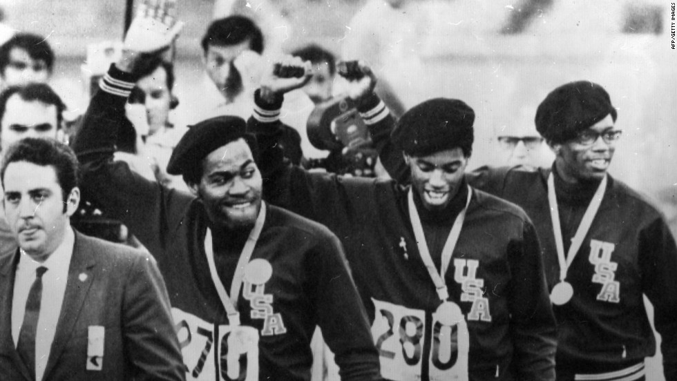 The U.S. track and field team arrived in Mexico eager to show their support to the civil rights movement back home. The world was watching to see what the team&#39;s black athletes, many of whom had received death threats, would do.