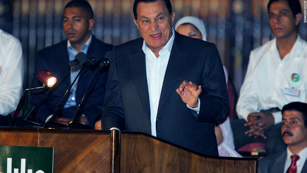 In 2005, Mubarak again runs for a six-year term in the country&#39;s first multiparty presidential election. He was declared the official winner with about 88% of the vote, but many considered the election to be a sham.