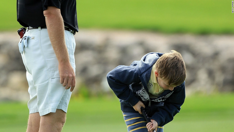 Ben, seen here at another fundraising tournament in 2010, was diagnosed with autism when he was four years old. 