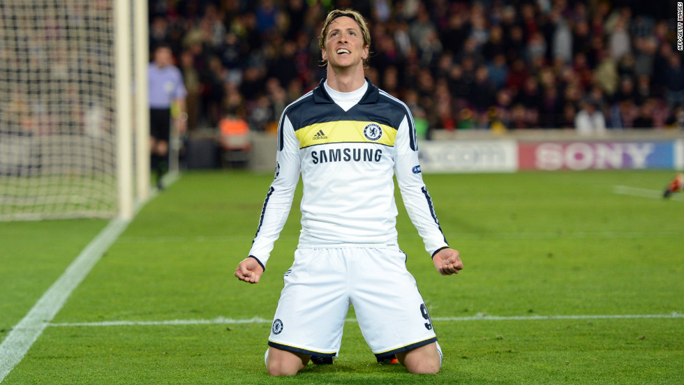Misfiring striker Fernando Torres comes on to secure Chelsea&#39;s place in the Champions League final, giving his side an improbable 3-2 aggregate win over defending champions Barcelona.