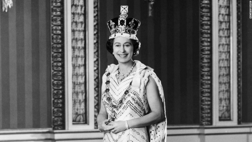 An official photograph taken of Queen Elizabeth in 1977 -- the year of her silver jubilee. 