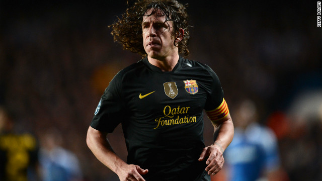 Barcelona defender Carles Puyol played all but seven minutes of Spain&#39;s successful World Cup campaign in 2010