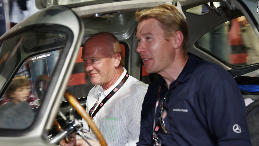 Finland&#39;s Mika Hakkinen, a double Formula One world champion, competed in the 2008 event.