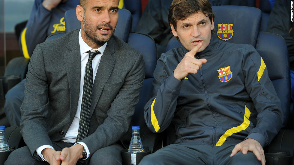 At the press conference to announce Guardiola&#39;s departure Barca confirmed his assistant Tito Vilanova would take over as coach. As another disciple of Barcelona&#39;s approach, he has a tough task to replicate Guardiola&#39;s achievements.
