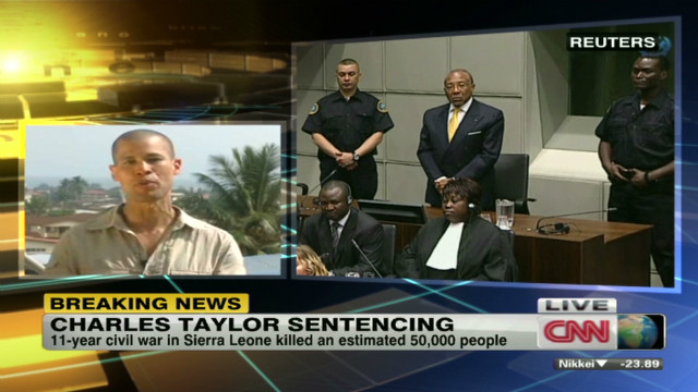 Charles Taylor Sentenced To 50 Years For War Crimes Cnn