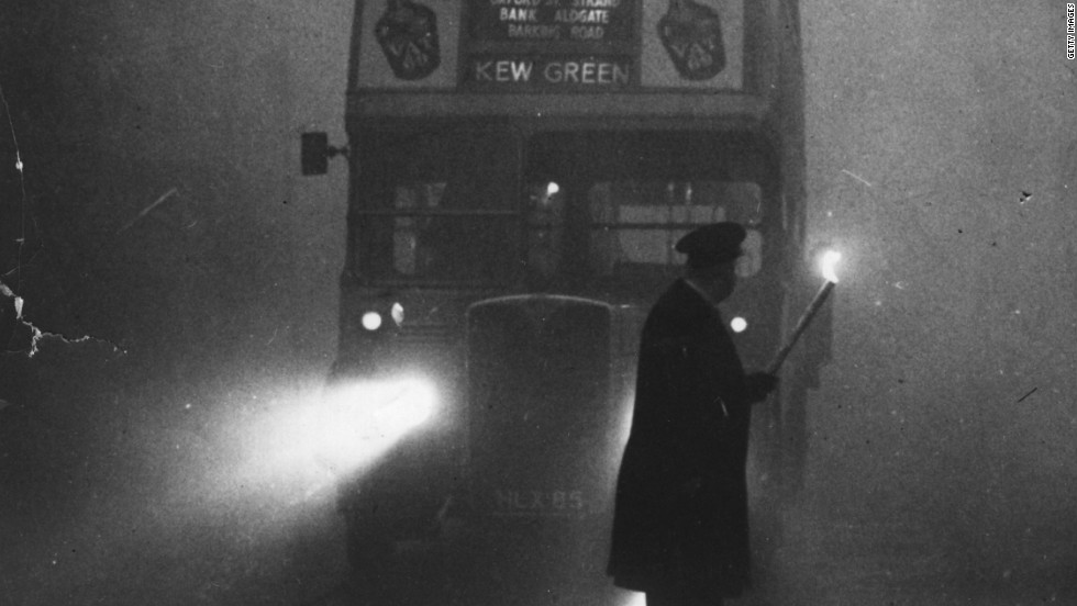 But finding a London call box in 1952 could be a hazard. The great smog of 1952 killed 4,000 people.