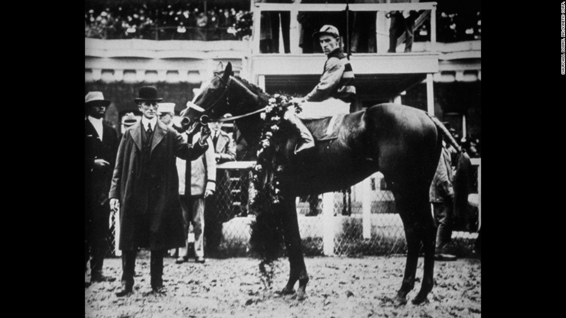 Sir Barton was the first horse to earn the Triple Crown of Thoroughbred Racing, as it would come to be known, by winning the Kentucky Derby, Preakness Stakes and Belmont Stakes in 1919.