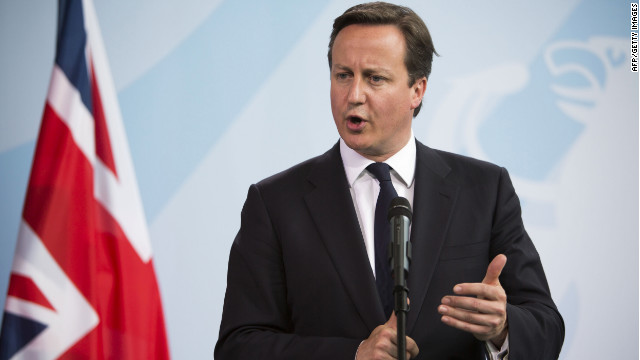 British Prime Minister David Cameron made a surprise visit to the troops in Afghanistan, Thursday.