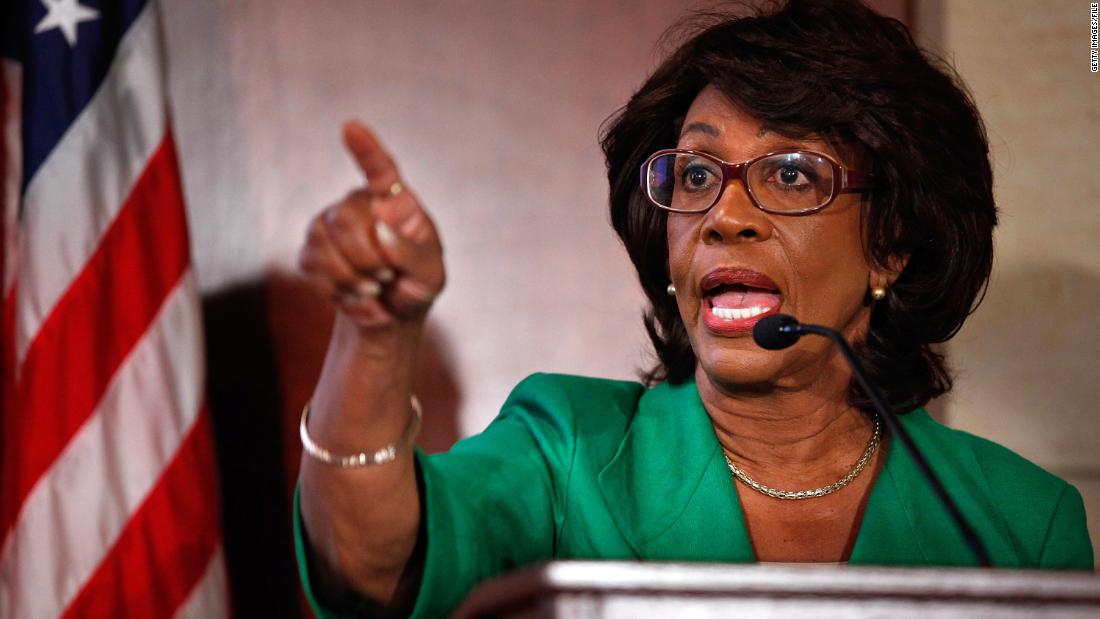 Maxine Waters Encourages Supporters To Harass Trump Administration Officials Cnn Politics