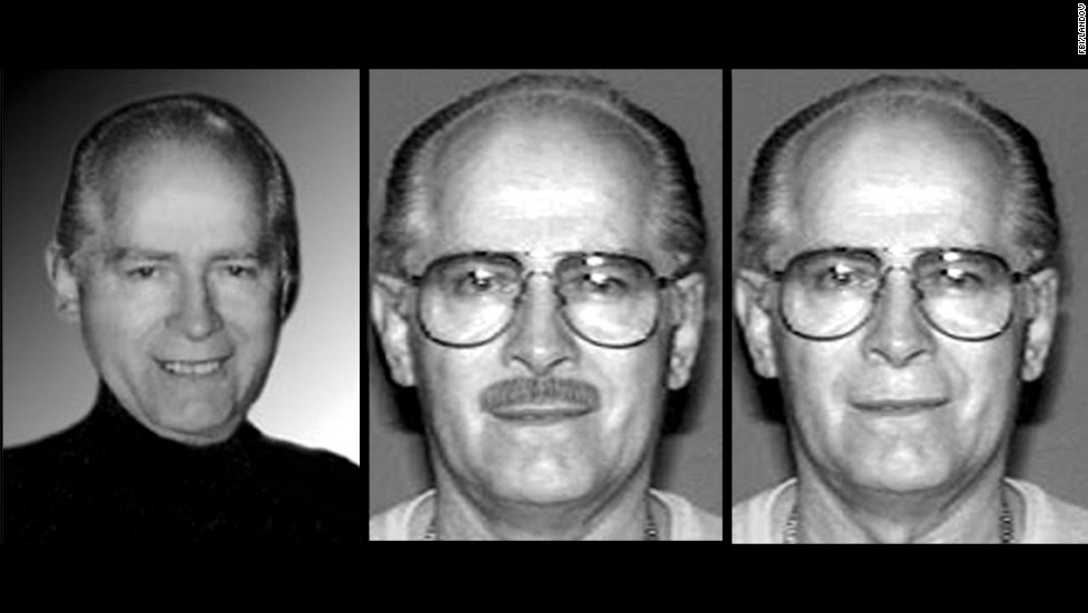 An FBI handout shows various images of Bulger, who became one of America&#39;s most-wanted men after fleeing in 1995 before an impending indictment on racketeering charges.