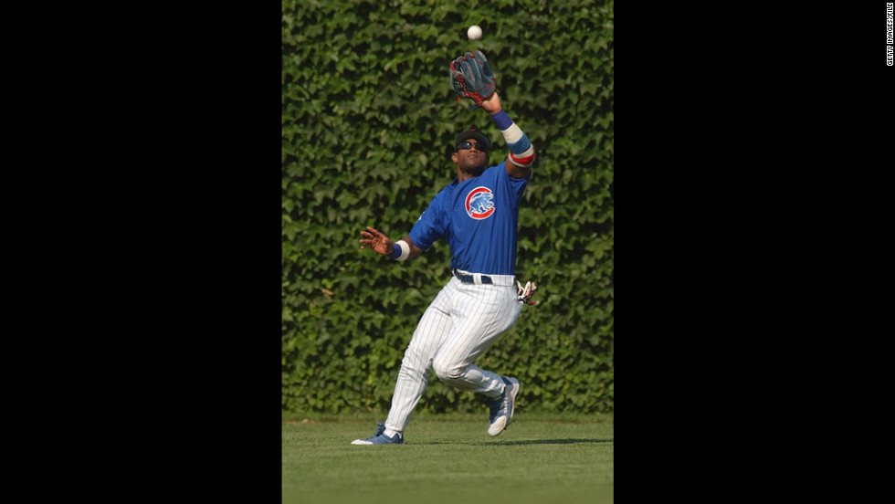 Home-run hitter Sammy Sosa was among the players who tested positive for performance-enhancing drugs in 2003, according to the New York Times.