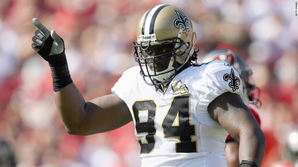 Former New Orleans Saints defensive lineman Charles Grant tested positive for banned substances in 2008 and was suspended for the rest of the season. 