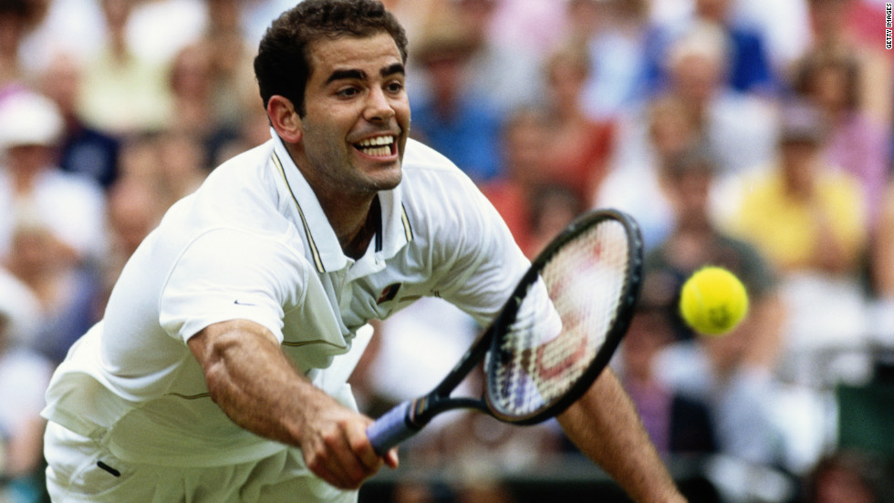 Pete Sampras represents the last era of serve-and-volley champions. The retired American is tied with Nadal with 14 career Grand Slam victories. 