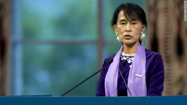 Suu Kyi: Prize gave me less lonely path