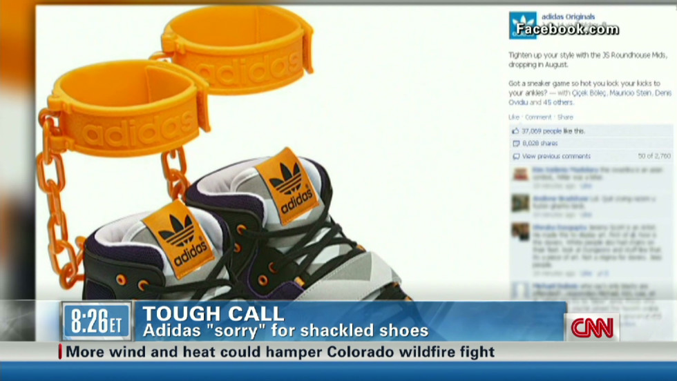 Jajaja perfume Napier Tough Call: Adidas pulls shackle shoe - CNN Video