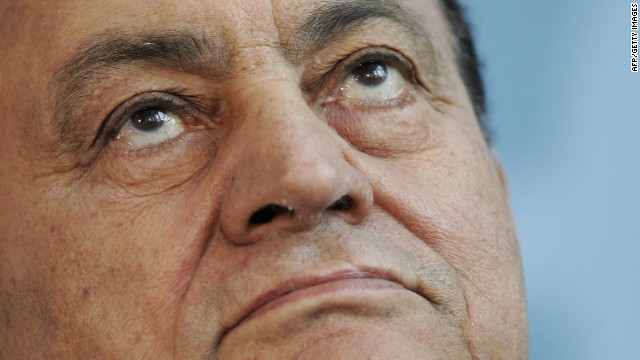 File photo of former Egyptian President Hosni Mubarak.