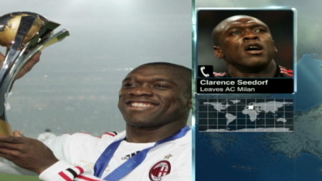Clarence Seedorf leaves AC Milan 