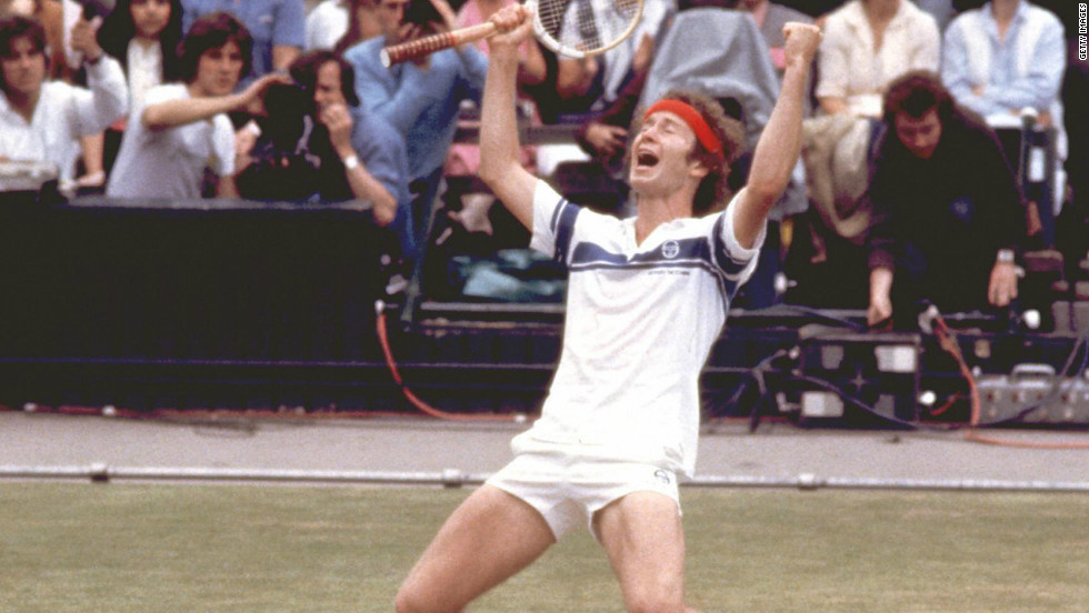 Feisty New Yorker John McEnroe was not blessed with great serving power but his speed, aggression and razor-sharp reflexes enabled him to finish off many a rally with a perfectly executed volley.