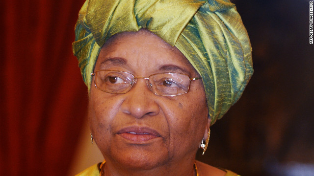 Liberian president Ellen Johnson Sirleaf 