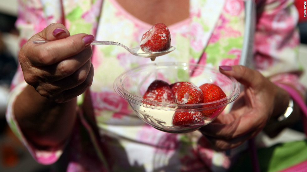 The sight of fans enjoying strawberries and cream has become synonymous with the annual championship at Wimbledon, one of tennis&#39; four grand slams.