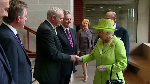 Historic handshake: Queen, ex-IRA leader 