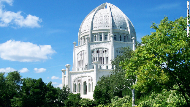 Adherents of the Baha&#39;i religion can be found worldwide. Here is the Baha&#39;i House of Worship in Wilmette, Illinois.