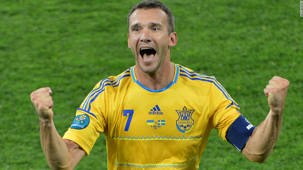 Ukraine were the other team to welcome Europe&#39;s finest, but the co-hosts fell behind in their opening match with Sweden. Step forward Andriy Shevchenko, the legendary striker who scored a second-half brace to delight the nation and secure a 2-1 win.