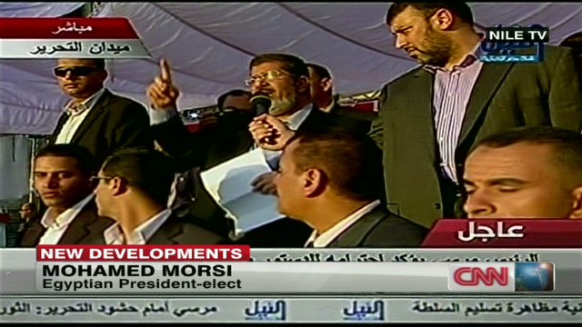 Morsi &#39;salutes&#39; all people of Egypt 