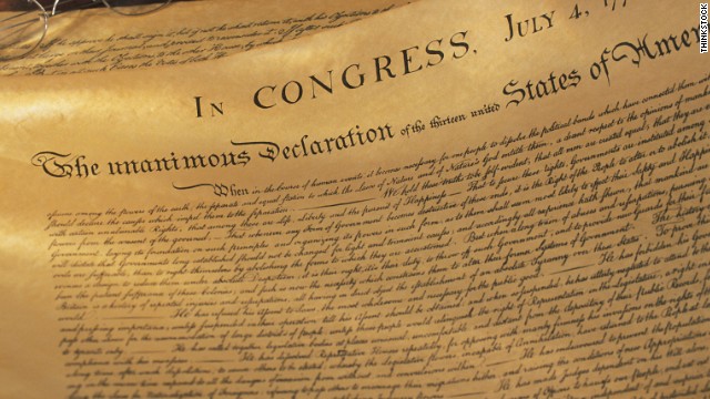 what part of the declaration of independence talks about freedom of speech