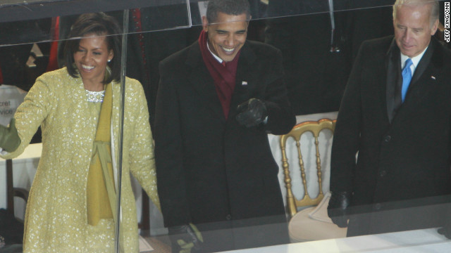 Michelle Obama wears Isabel&#39;s creation during her husband&#39;s inauguration