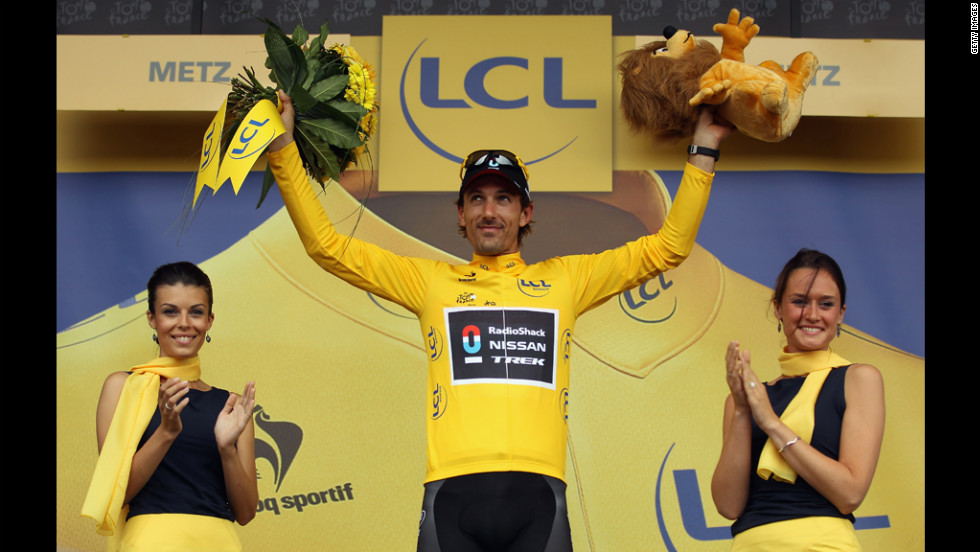 Fabian Cancellara of Switzerland, riding for the RadioShack-Nissan team, retained his race lead (signified by the yellow jersey) after Stage 6 on Friday, July 6, in Metz.