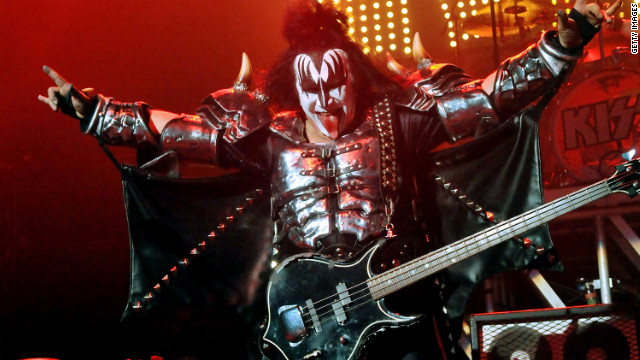 When Gene Simmons isn't performing with KISS, you can find him painting