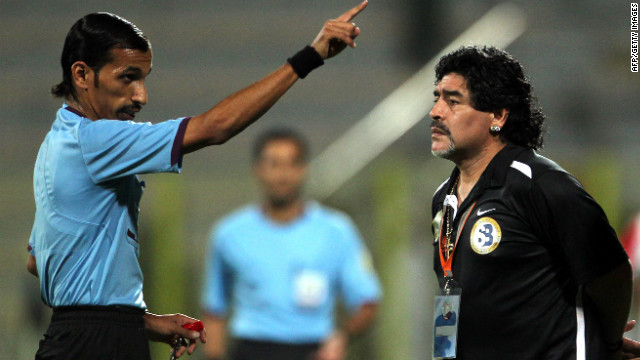 Maradona Sacked By Dubai Club Cnn