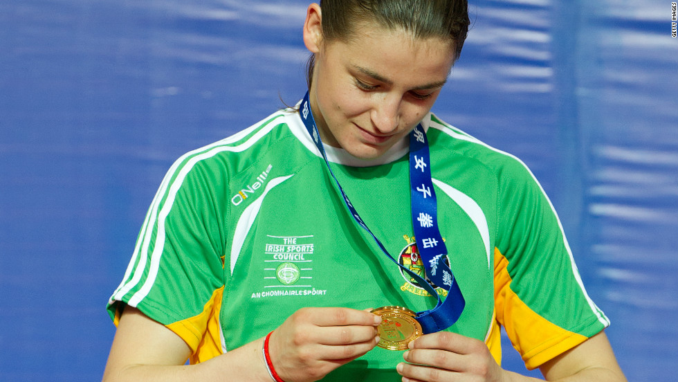 Ireland&#39;s European and world champion Katie Taylor has won a total of 13 gold medals across three different federations, all at the 60 kg weight class. She has also represented the Republic of Ireland at international level in football, and might be recognized by some after starring in a recent Lucozade Sport advertisement.