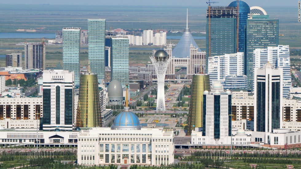 Much of Astana&#39;s modern architecture is striking in its scale and design, especially in contrast to the vast, open steppes that surround it.