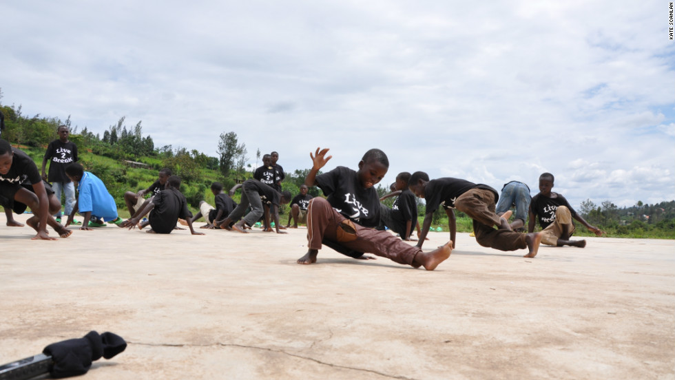 UK-based group Catalyst Rwanda has teamed up with Les Enfants De Dieu, a residental care center for street children in Rwanda, to teach the kids how to &quot;break&quot; -- hip-hop&#39;s original dance form.
