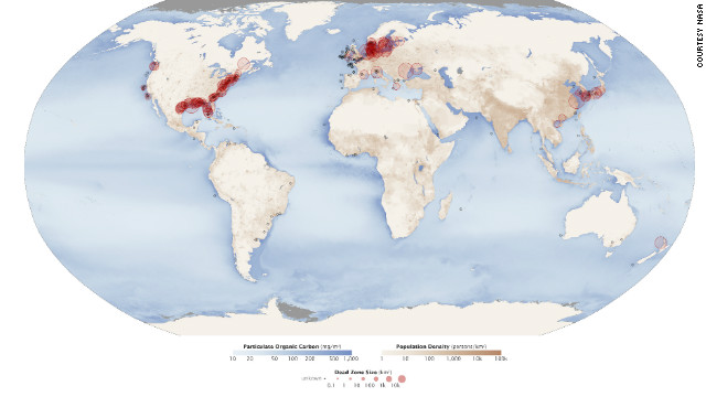 how many dead zones are in the world