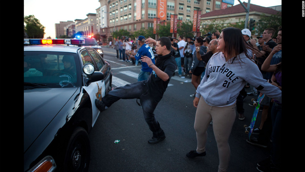 Police Shooting Protests Rock Los Angeles Suburb Cnn 