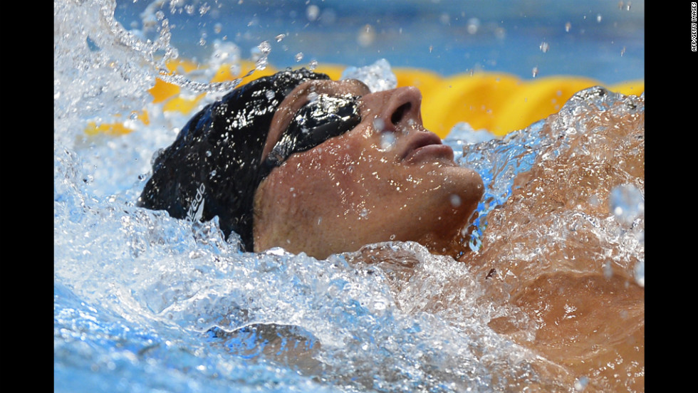 While Lochte (above) took gold, Brazil&#39;s Thiago Pereira secured the silver medal and Japan&#39;s Kosuke Hagino won bronze.