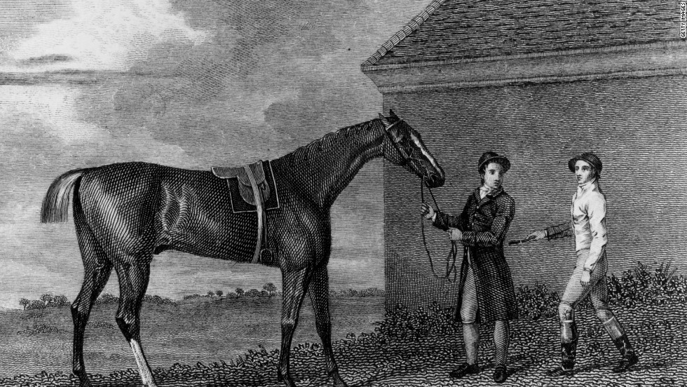 Grand foal of the Godolphin Arabian, Eclipse is perhaps the greatest thoroughbred ever to race. After 18 wins from 18 starts in only 17 months, Eclipse was retired to stud in 1771 due to lack of competition, as nobody would bet on the other horses. The Eclipse Stakes at England&#39;s Sandown Park are a testament to his legacy.